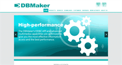 Desktop Screenshot of dbmaker.com